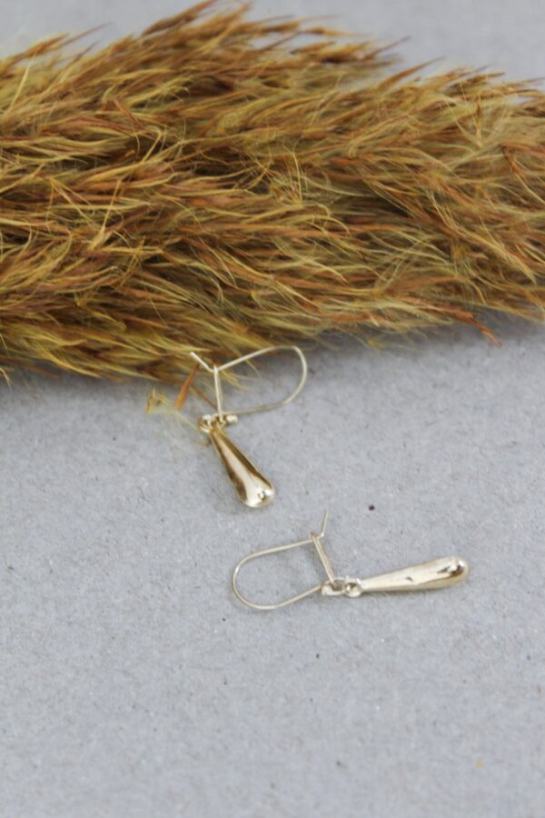 Gold Teardrop Earrings