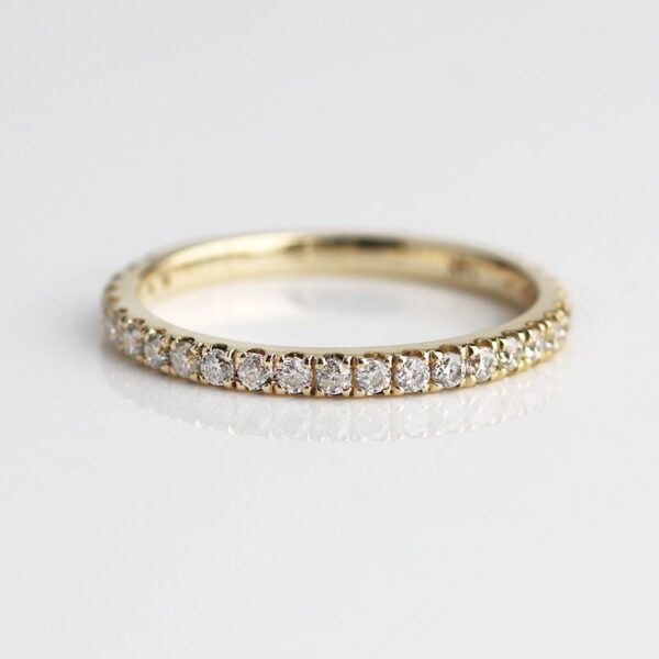 Pavé Moissanite Eternity Band - Image 4