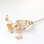 Classic 5 Stone Round Moissanite Engagement Ring