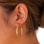 2mm Gold Hoop Earrings