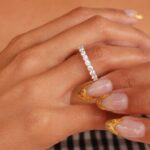 Moissanite Full Eternity Band