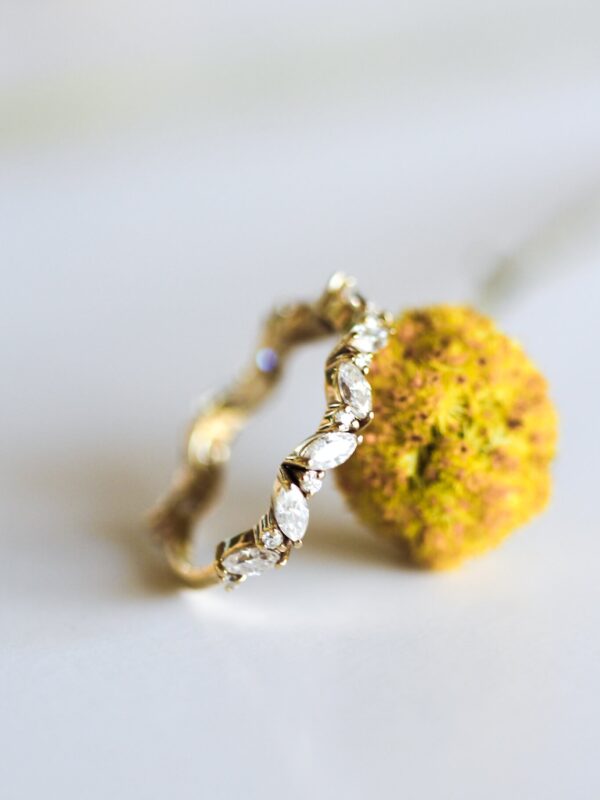 Multistone Marquise Eternity Band