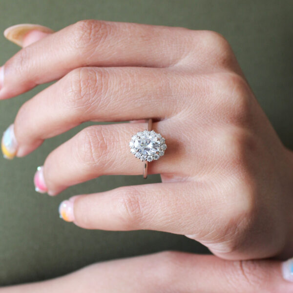 Halo Engagement Ring Oval