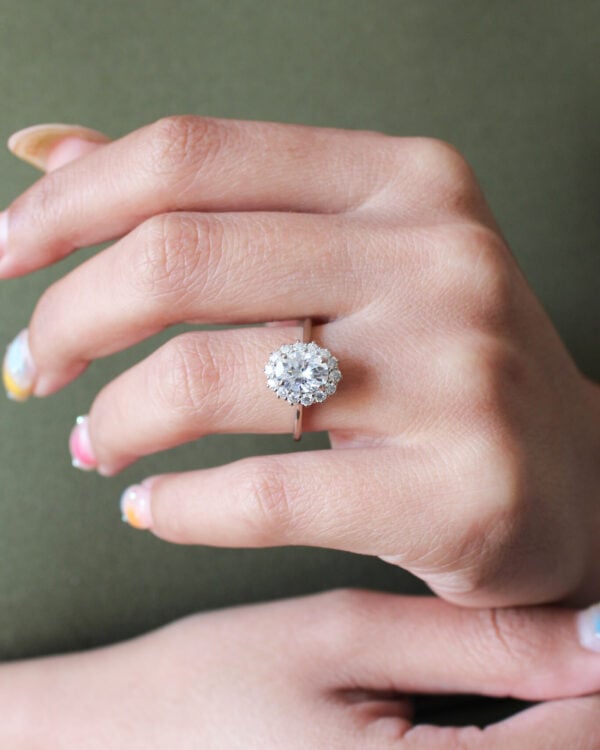 Halo Engagement Ring Oval