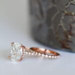 Stunning Oval Moissanite Wedding Set