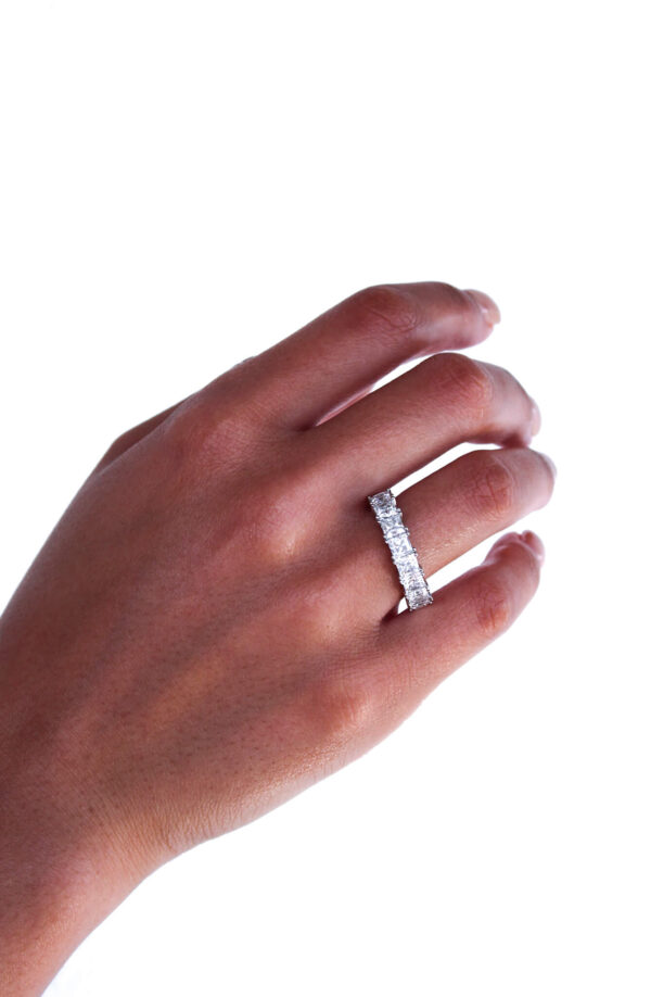 The Princess Cut Eternity Band - Image 2