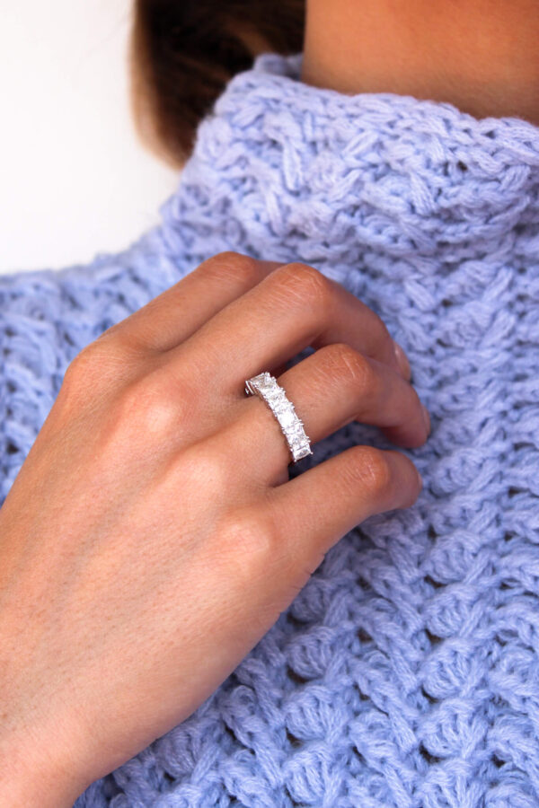 The Princess Cut Eternity Band - Image 3