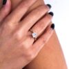 Princess Solitaire Hidden Halo Engagement Ring South Africa 2