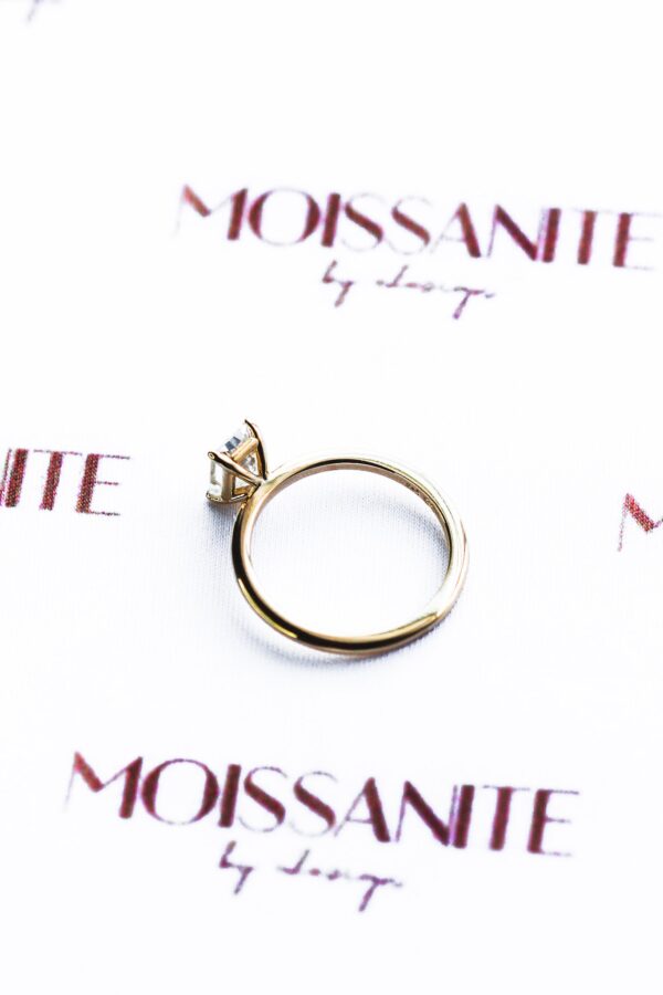 Radiant Moissanite Solitaire Engagement Ring South Africa 2