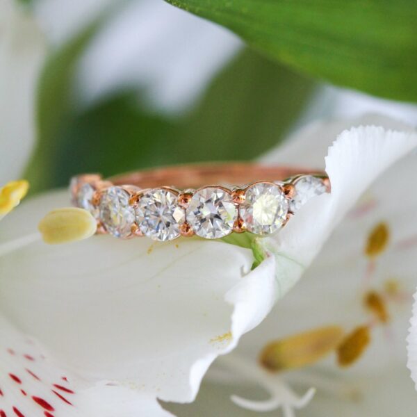 Rose Gold Eternity Band