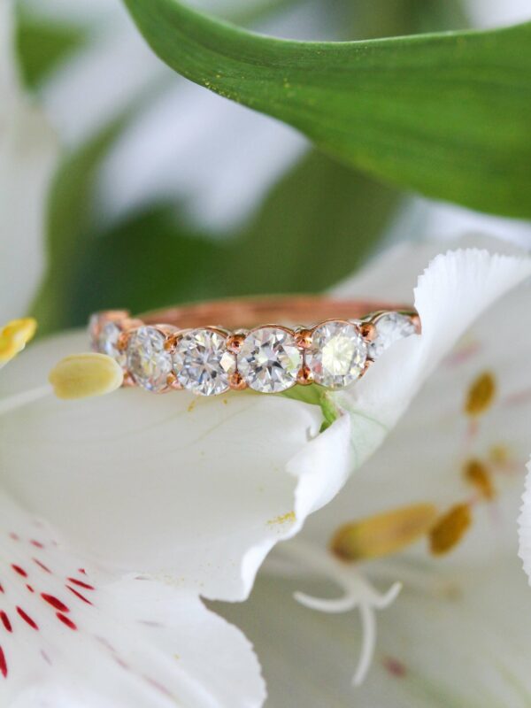 Rose Gold Eternity Band