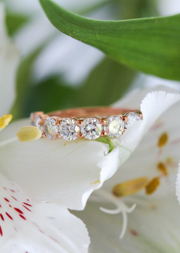 Rose Gold Eternity Band