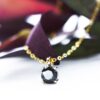 Black Moissanite Solitaire Necklace