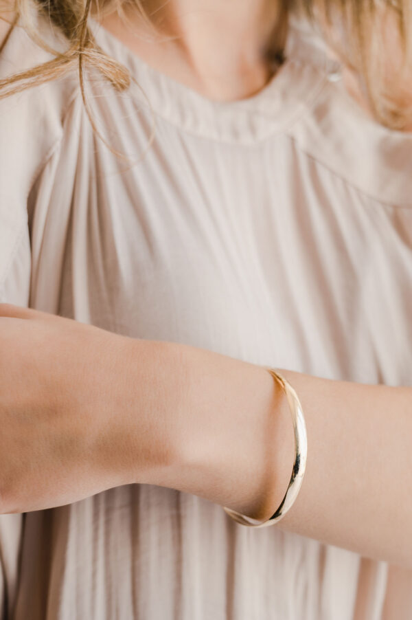 9ct Gold Bangles – 65mm Diameter - Image 2