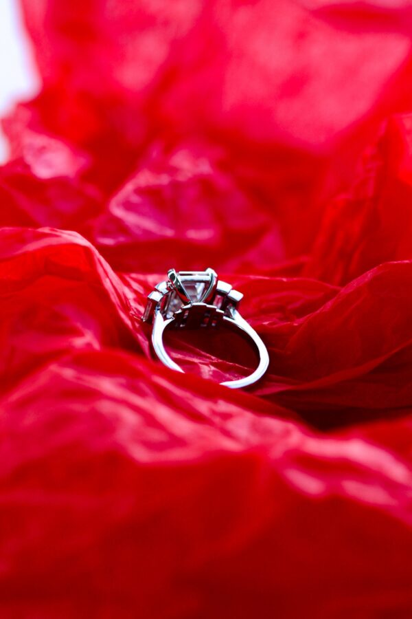 The Emerald and Baguette Trilogy Ring - Image 4