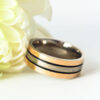 Titanium Rose Gold Ring