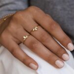 Triple Marquise Moissanite Ring