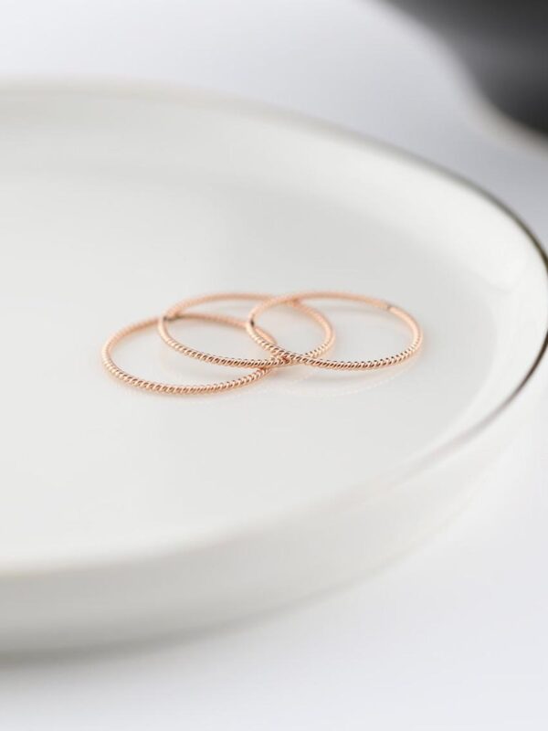 Twisted Rope Wedding Band