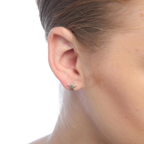 Gold Star Stud Earring