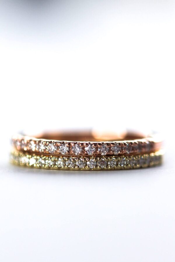 Moissanite Eternity Band