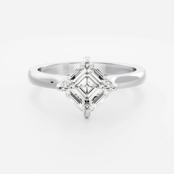 Asscher East West Lab Diamond Ring - Image 2