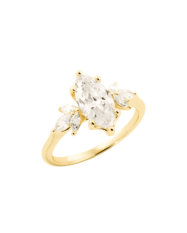 Marquise Cluster Ring