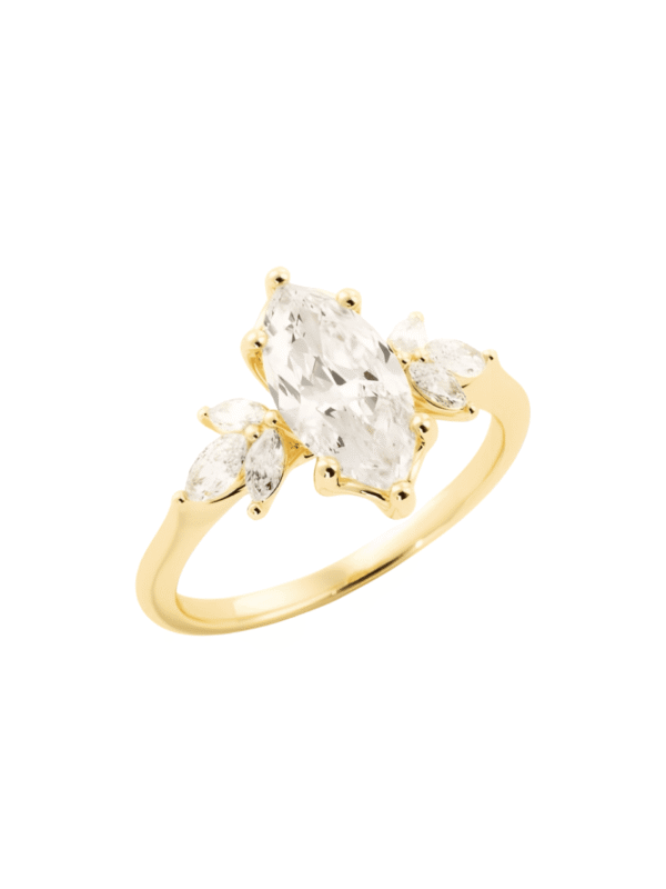 Marquise Cluster Ring