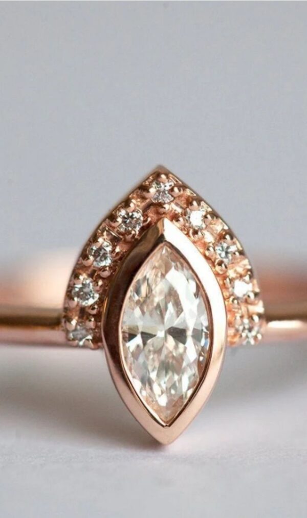 Marquise Bezel Engagement Ring South Africa