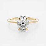 Oval Solitaire Lab Diamond Ring