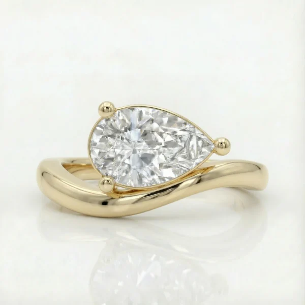 Pear Lab Diamond Swirl Ring South Africa