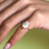 Tulip Moissanite Solitaire Engagement Rings