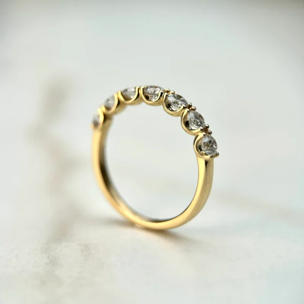 UProng Moissanite Eternity Band - Image 3