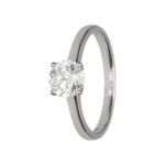 1ct Lab Diamond Solitaire Engagement Ring