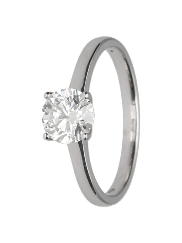 1ct Lab Diamond Solitaire Engagement Ring