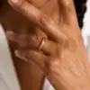 Tapered Baguette Curved Lab Diamond Wedding Ring