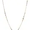 Graduated Bezel Moissanite Necklace