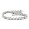 Oval and Round Lab Diamond Tennis Bracelet