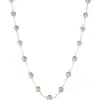Round Bezel Moissanite Necklace South Africa