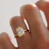 Oval Bezel Solitaire Ring