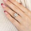 Emerald and Tapered Baguettes Engagement Ring South Africa