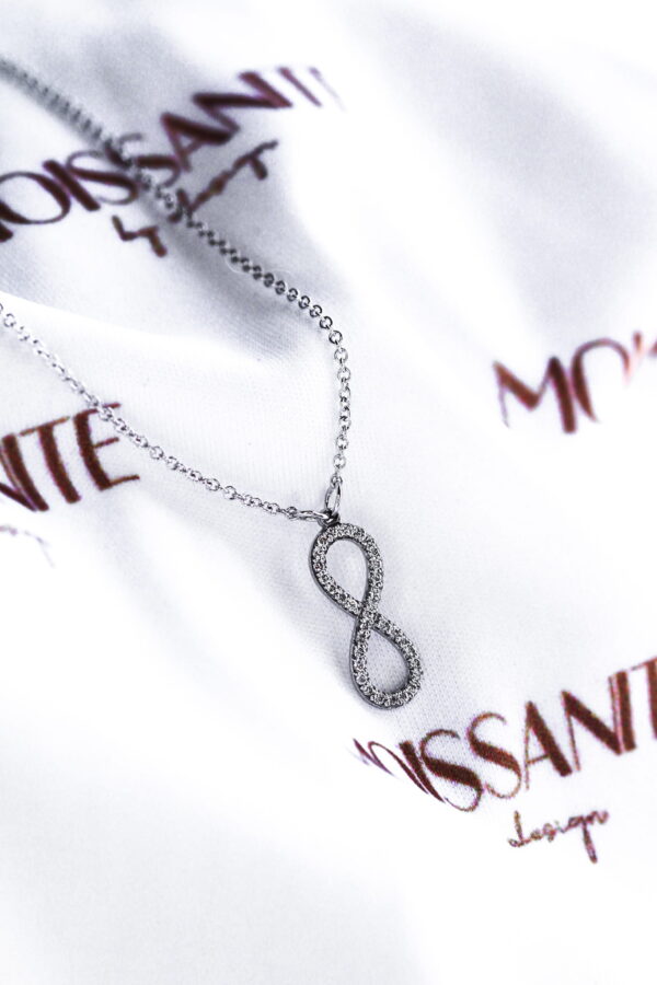 Lab-Diamond Infinity Necklaces