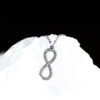 Lab-Diamond Infinity Necklace