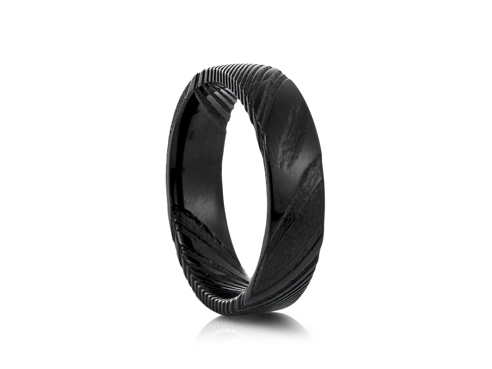 Classic Black Wedding Bands