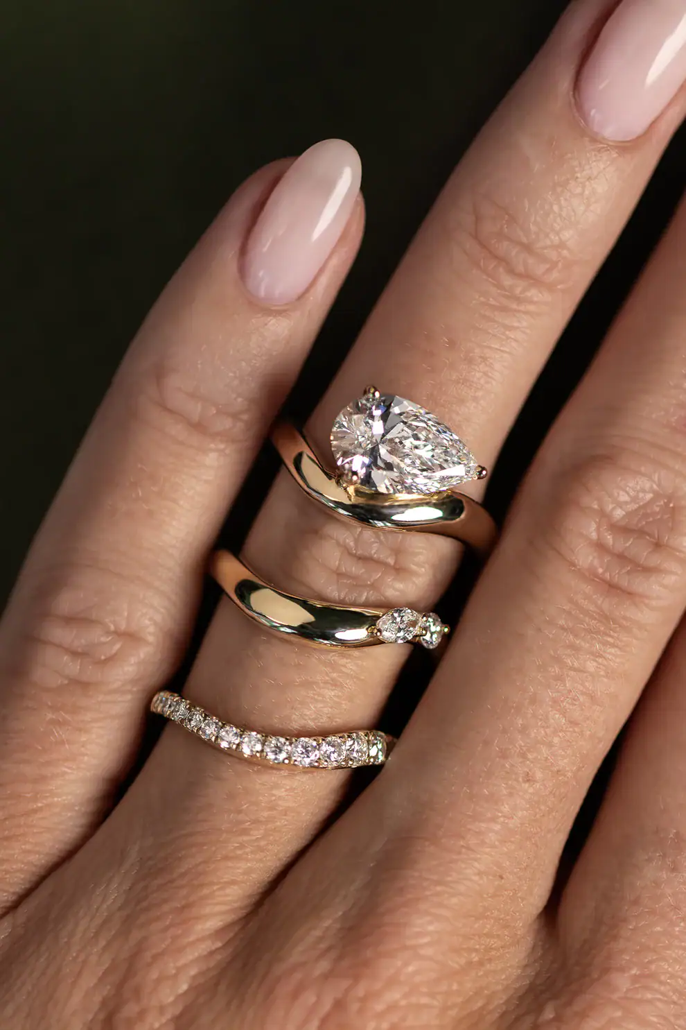Browse moissanite engagement rings