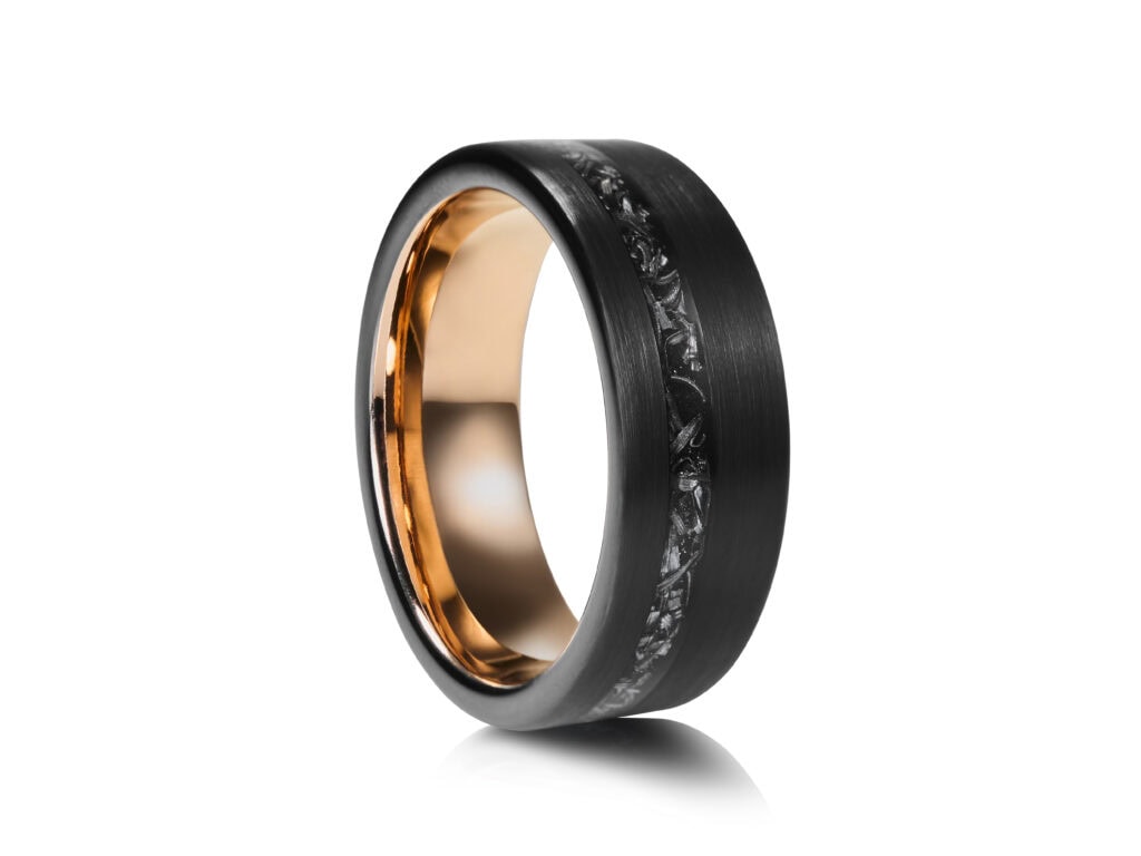 Meteorite Tungsten Ring MET-215
