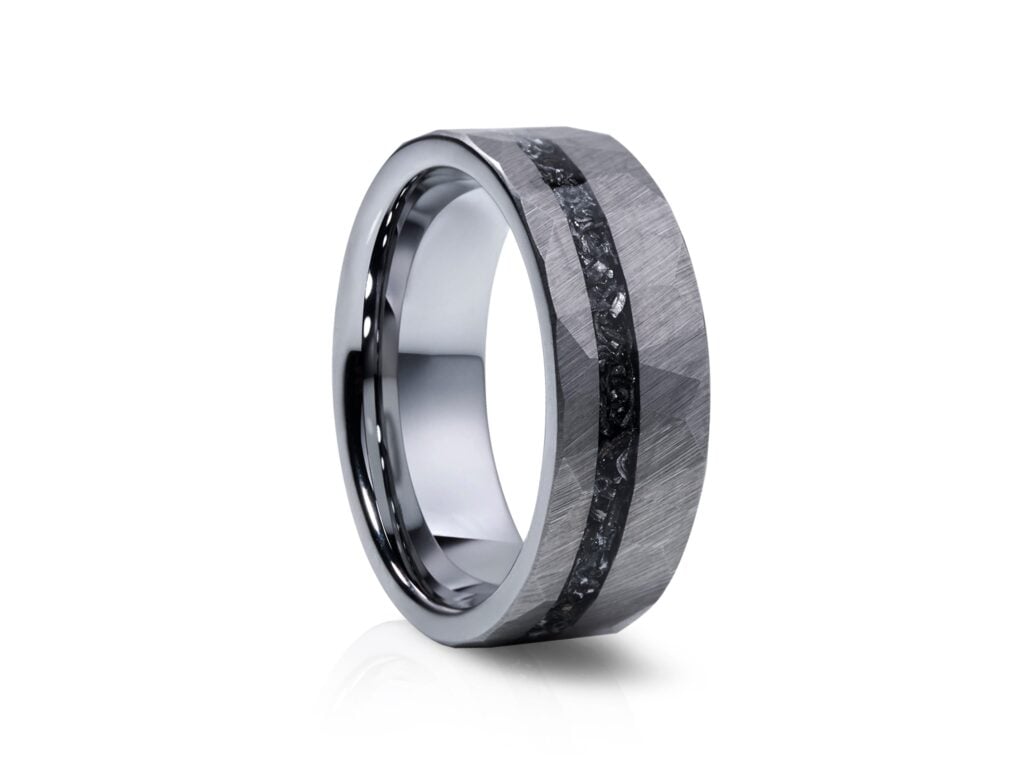 Meteorite Tungsten Ring MET-225
