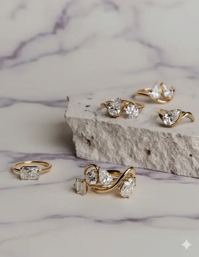 Lab diamond jewellery collection