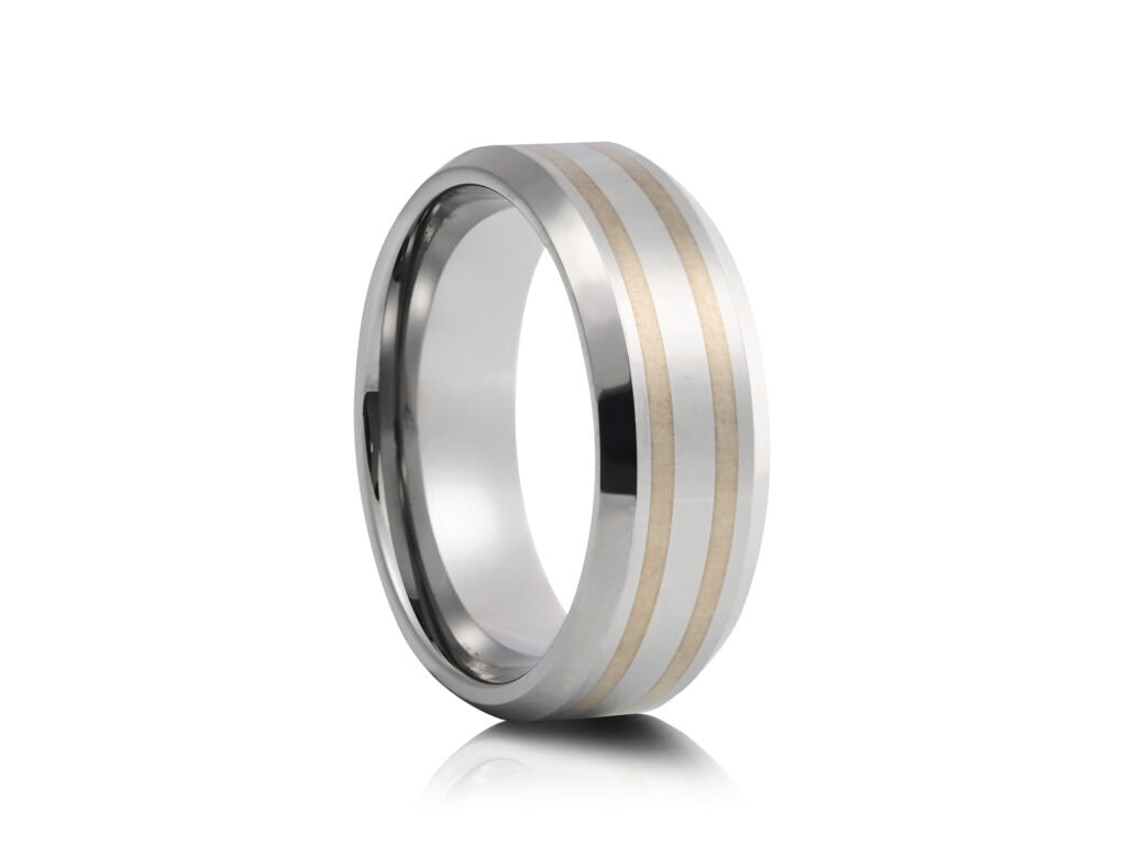 Polished Tungsten Ring TUR-040