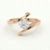 Solitaire bypass Engagement Ring rose gold engagement-rings-south-africa